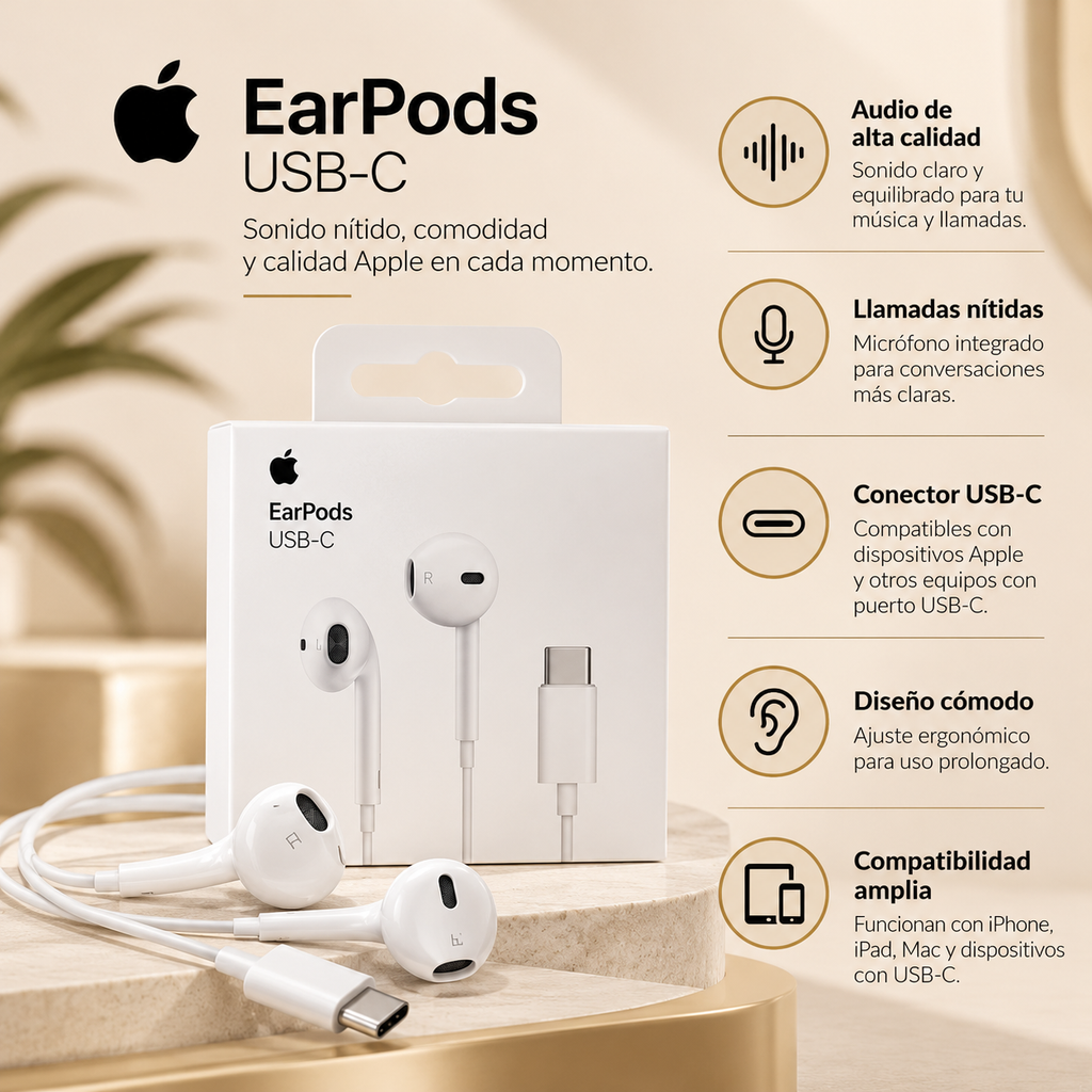 EarPods •Apple de cable•